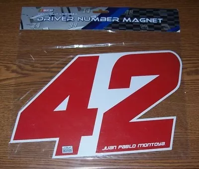 Juan Pablo Montoya #42 12x7 R&r Driver Number Magnet • $4.95