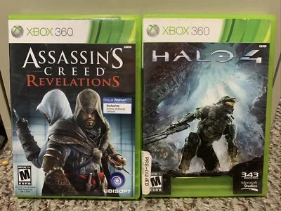 $2 • Buy Xbox 360 Game Lot- Assassin’s Creed: Revelations & Halo 4