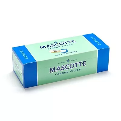 £4.99 • Buy MASCOTTE CARBON Filter Empty TUBES Tips Paper Smoking Cigarette Tobacco Fill UK