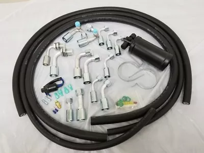 Air Conditioning A/C Hose Kit O Ring Fittings Drier & Trinary Switch AC 134a • $122.87