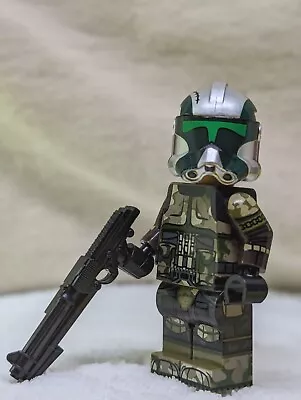 LEGO Star Wars Custom Printed Minifig 41st Elite Kashyyyk Clone Trooper Steel • $0.99