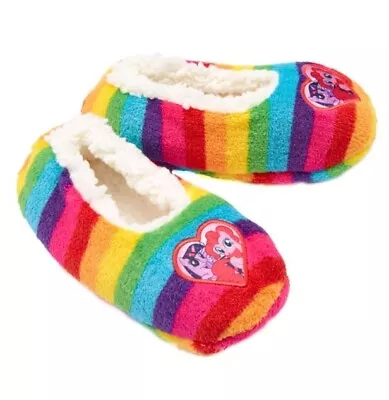 My Little Pony Toddler Fuzzy Babba Slippers- Size 8-13 • $9.95