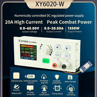 20A 1200W CNC Adjustable DC Voltage Regulator CVCC Step Down Power Supply Module • $72.26