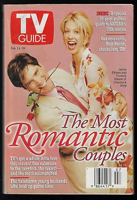 TV Guide Feb 14 1998 - JENNA ELFMAN THOMAS GIBSON 'Dharma & Greg' - RI Ed • $4