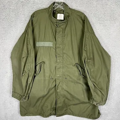 Vintage Extreme Cold Weather Parka Mens Medium Green Military 8415-782-3218 • $249.87