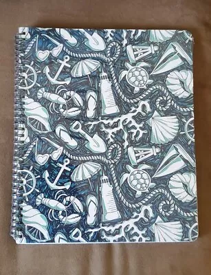 Vera Bradley Large Notebook With Pocket Shore Enough • $15