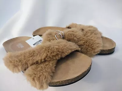 Mossimo Ladies Tan/Bella Faux Fur Slip-On Sandal Size 7.5 ~NEW • $8.99