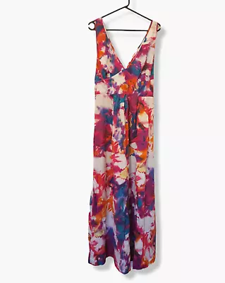 Women's Size XL (16-18) Long Colourful Maxi Dress Made By Sussan • $25