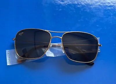 Maui Jim Wiki Wiki Titanium Lightweight Aviator Sunglasses Polarized Bronze Lens • $187