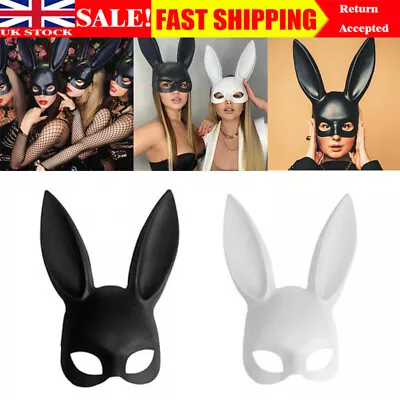 Easter Bondage Bunny Mask Sexy Masquerade Ball Party Adults Rabbit Ears Cosplay! • £7.49