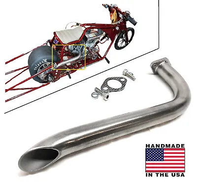 Header Exhaust Pipe For Mini Bikes Predator 301 & 420cc GX Honda 240 270 390 • $49.80