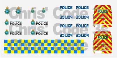 Code 3 Adhesive Vinyl Decal Oxford Diecast 1/76 Police - Merseyside Police  • £7.50