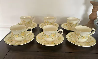 Vintage Lot Keltcraft By Noritake Ireland  Daisy Garland Tea Cups & Saucers • $28