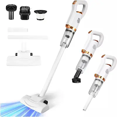 Upright Vacuum Cleaner With Extension Pole Handheld Vacuum With Large Dust Cup  • $77.99