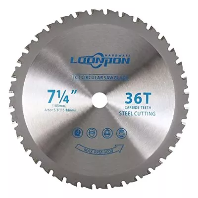 7 1/4 Inch Circular Saw Blade With 36 Tooth TCT Carbide Saw 7-1/4  X 36T • $15.61