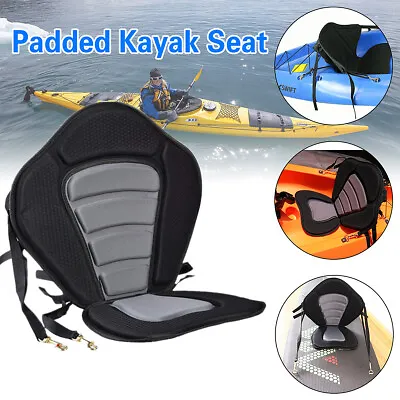 $42.28 • Buy Adjustable Canoe Kayak Seat Padded Oxford 600D Polyester BackPack Hooks Straps