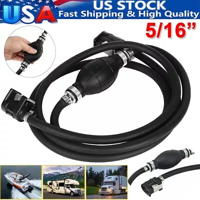 5/16  Fuel Gas Hose Line Assembly With Primer Bulb Marine Outboard Boat Motor US • $18
