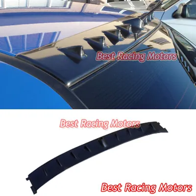 $54.99 • Buy For 2001-2007 Mitsubishi EVO 7 8 9 Vortex VG Style Roof Spoiler Wing (ABS Black)