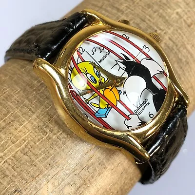 Sylvester & Tweety Bird Musical Looney Tunes Collectible Armitron Watch - 1995 • $34.95