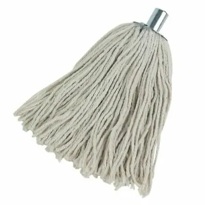 £7.80 • Buy Mop Head Replacement Cotton Traditional Heavy Duty Wet Floor Galvanised Bracket