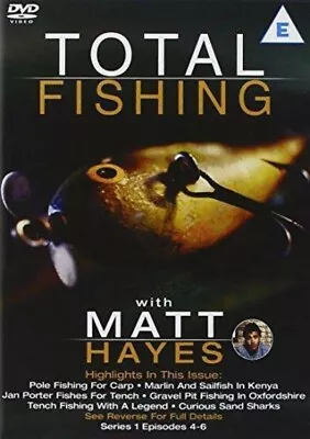 Total Fishing With Matt Hayes - Series 1 Ep 4-6 DVD (2003) BRAND NEW SEALED • £4.99