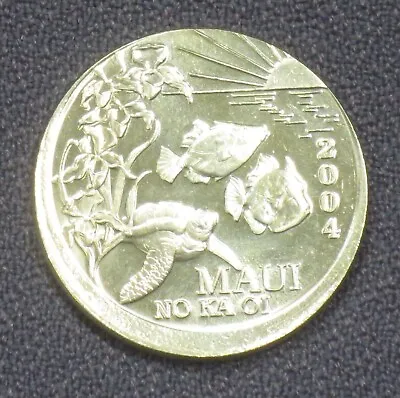 ☆ 2004 Maui Trade Dollar $1 Token Hawaii Error MISSTRIKE Coin OFF CENTER Rare! • $49.99
