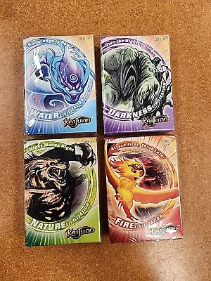 Kaijudo Lot Of 4 2012 Intro Decks Darkness Nature Fire Water Civilization Sealed • $29.95