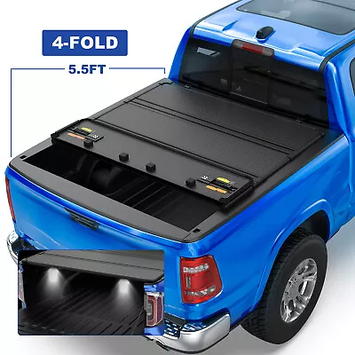 5.5FT 4-Fold Hard Truck Bed Tonneau Cover For 2009-2014 Ford F150 F-150 5'5'' • $365.95