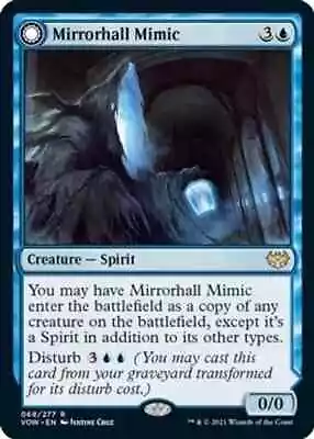 MTG Single:  Mirrorhall Mimic   Ghastly Mimicry - Innistrad Crimson Vow NM • $0.72