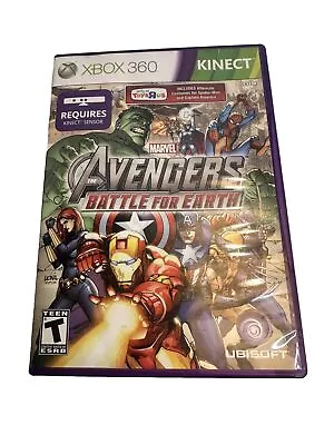 Marvel Avengers Battle For Earth Microsoft Xbox 360 Kinect Video Game Complete • $3.60