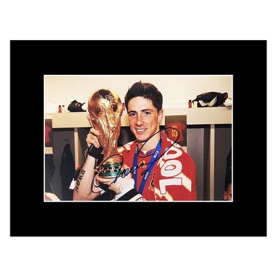 £199.99 • Buy Signed Fernando Torres Photo Display - World Cup Winner 2010 +COA