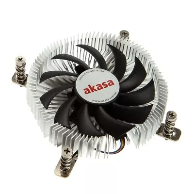 Akasa AK-CC7129BP01 CPU Cooler For Intel LGA775 & LGA115X BRAND NEW • £16.49