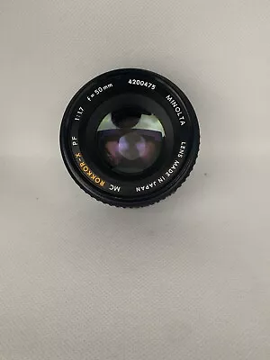 Minolta MD Rokkor-X 45mm F/2 1:2 Prime Lens • $25