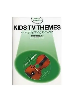 JUNIOR GUESTSPOT - Kids TV Themes For Violin (Inc.CD)  New Book JUNIOR GUESTSPOT • £36.58