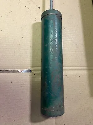 Vintage Metal Hand Air Pump Green Approx 15  Long X 2.5  In Dia. • $4.99