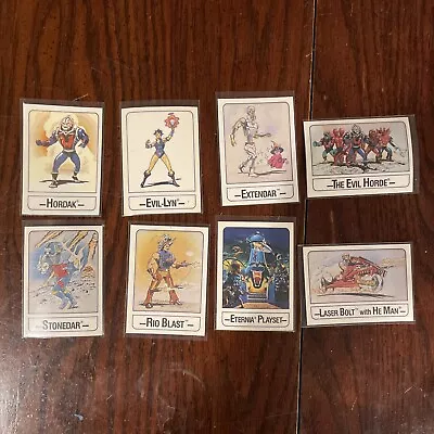 Masters Of The Universe Wonder Bread Trading Card Lot Of 8 - 1986 MOTU • $6.50