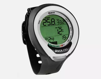 Open Box Mares Puck Pro Plus Scuba Dive Computer-Black • $93