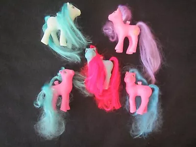 My Little Pony Vintage Pat Pend 19861987 Flutter Pony Ponies Lot Of 5 No Wings • $5