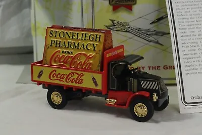 Matchbox Collectibles 1920 Mack AC Truck Coca Cola Stoneleigh Pharmacy YPC03 NIB • $22