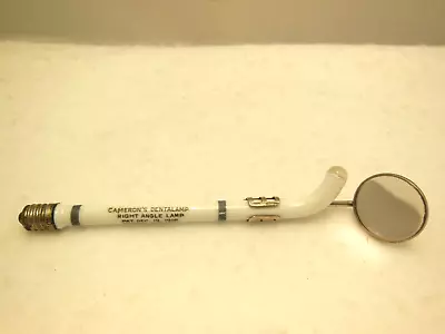 Vintage Dentist Dental Instrument Cameron's Dentalamp Bulb W/ Magnifying Mirror • $15