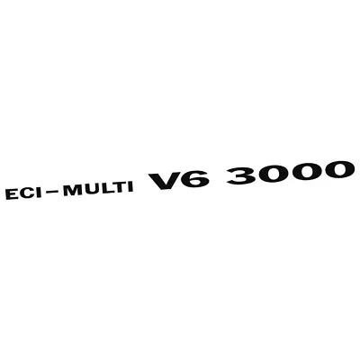 Mitsubishi Pajero Decal : Eci-multi V6 3000 (black) • $12.50