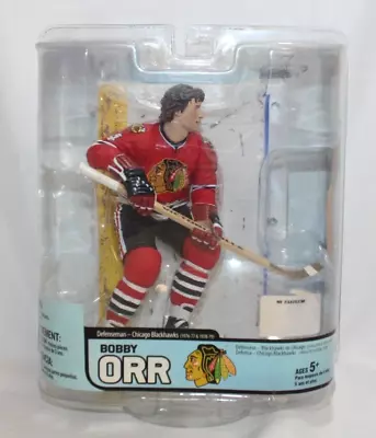 NEW 2007 McFarlane NHL Legends Series 5 Bobby Orr Blackhawks Action Figure • $34.99