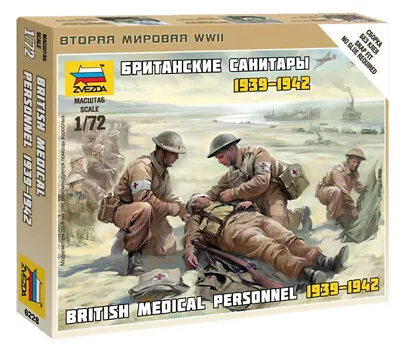 £6.95 • Buy Zvezda Z6228 - 1/72 British Medical Personnel 1939 - 1942