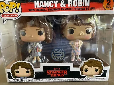 $79 • Buy NANCY & ROBIN Stranger Things Funko Pop Vinyls  - 2 Pack - Pop Television NEW