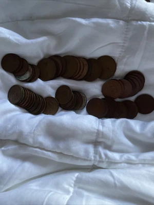 £5 • Buy Old British Copper Coins Job Lot Pennies And Half Pennies
