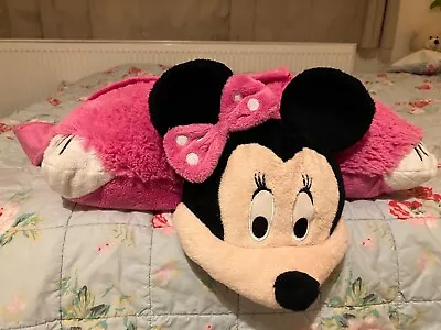 Pillow Pets Minnie Mouse Soft Plush Stuffed Animal Toy/pillow 20  Disney VGC • £8