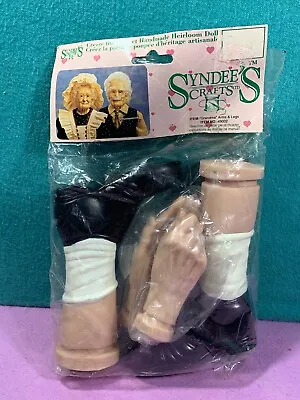 VTG Syndees Crafts Doll Parts Grandma Arms Legs 90s Perfect Heirloom 49002 NOS • $15