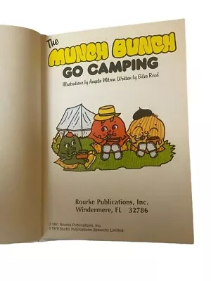 THE MUNCH BUNCH GO CAMPING By Giles Reed - Hardcover Very Good • $49.99
