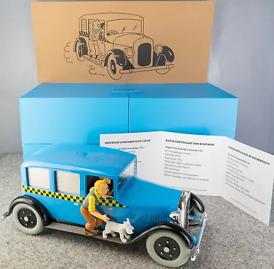 Statuette Moulinsart Tintin 44503 1/12 Scale Chequer Taxi: America Model Car • $1493.09