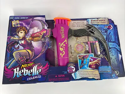 Nerf Rebelle Charmed Everfierce Bow With 4 Darts & Charm New Rare Discontinued • $86